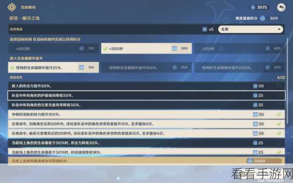 原神诡境挑战，积分获取秘籍与极速攻略