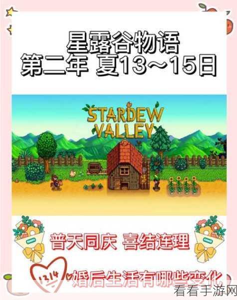 星露谷物语结婚秘籍，必备条件大揭秘