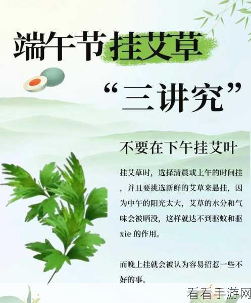 烟雨江湖端午节特辑，艾草香囊悬挂攻略与趣味赛事详解