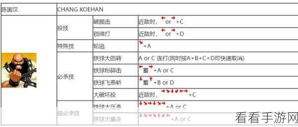 拳皇97OL深度解析，人物克制关系与实战策略揭秘