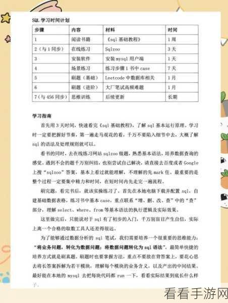 手游开发者必备，掌握SQL，解锁数据库操作新境界