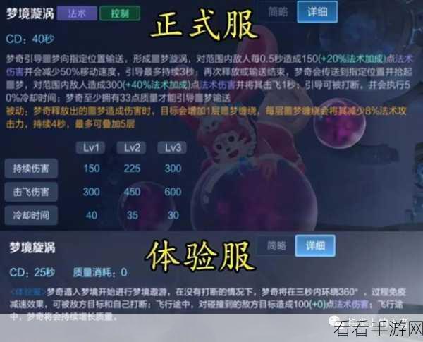 王者荣耀梦奇重做揭秘，全新玩法机制与技能改动深度解析