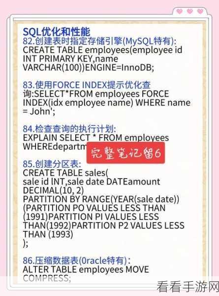 手游开发者必看，揭秘SQL性能优化秘籍，助力游戏数据库高效运行