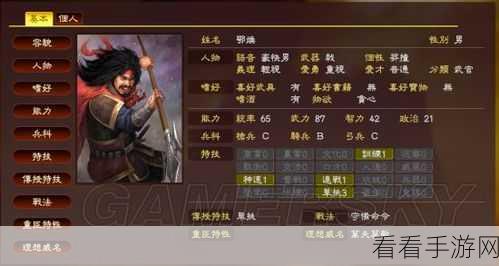 三国志13深度攻略，揭秘兵击加成与伤害变化的实战奥秘