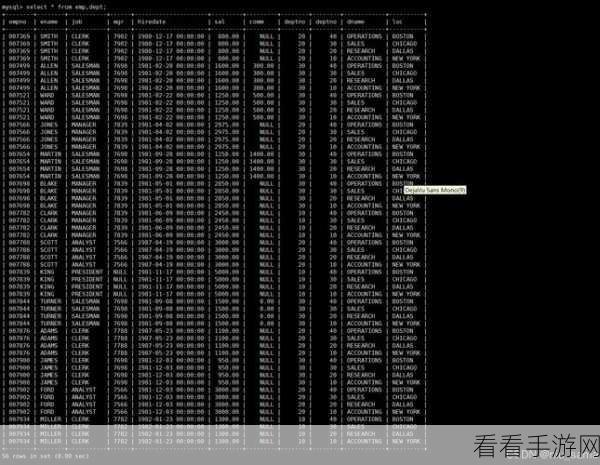 手游开发者必备，揭秘MySQL复合查询技术，提升游戏数据处理效率