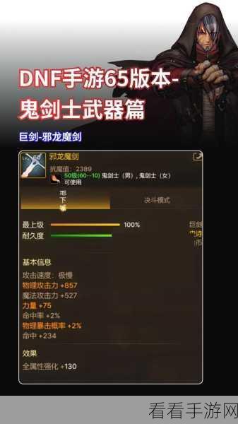 魔枪士武器选择大揭秘，DNF无双之魂中战戬是否为其量身定做？