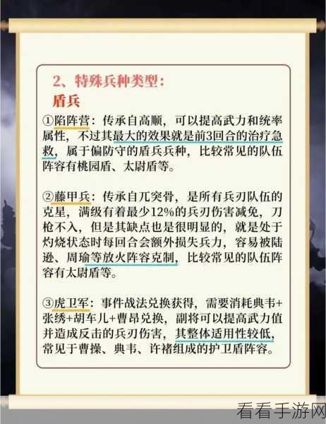 三国志战略版深度解析，兵种克制机制与实战应用百分比