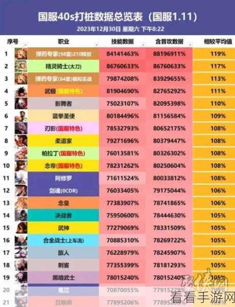 DNF 2024职业刷图排行榜,顶尖职业强势解析与实战技巧
