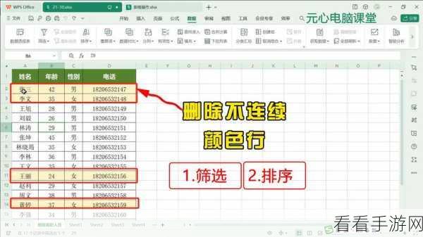 轻松掌握！电脑版 WPS 表格隔行删除秘籍